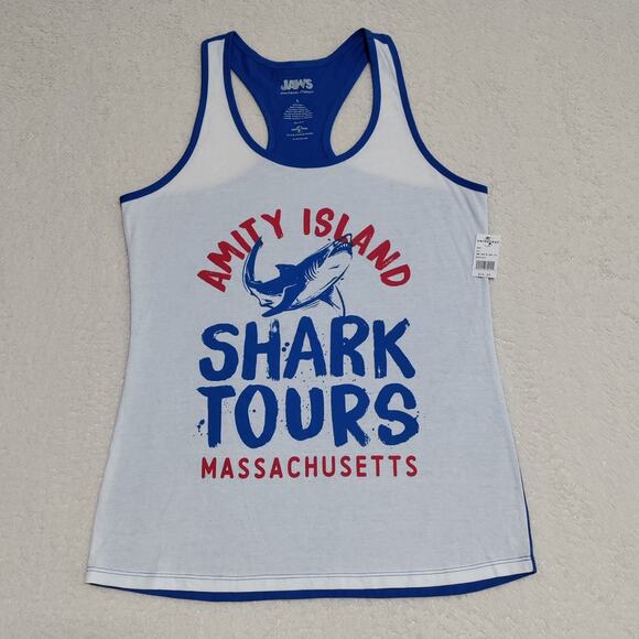 RARE Amity Island Jaws Universal Studios Tank Top Size LARGE Collectible NWT - Picture 2 of 11
